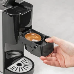 Princess 4-in-1 Multi-Kapsel-Kaffeemaschine 1450W 0,8L Schwarz Silbern -Küche Produkt Geschäft 014b666d5661e0896894b3e0b2738682