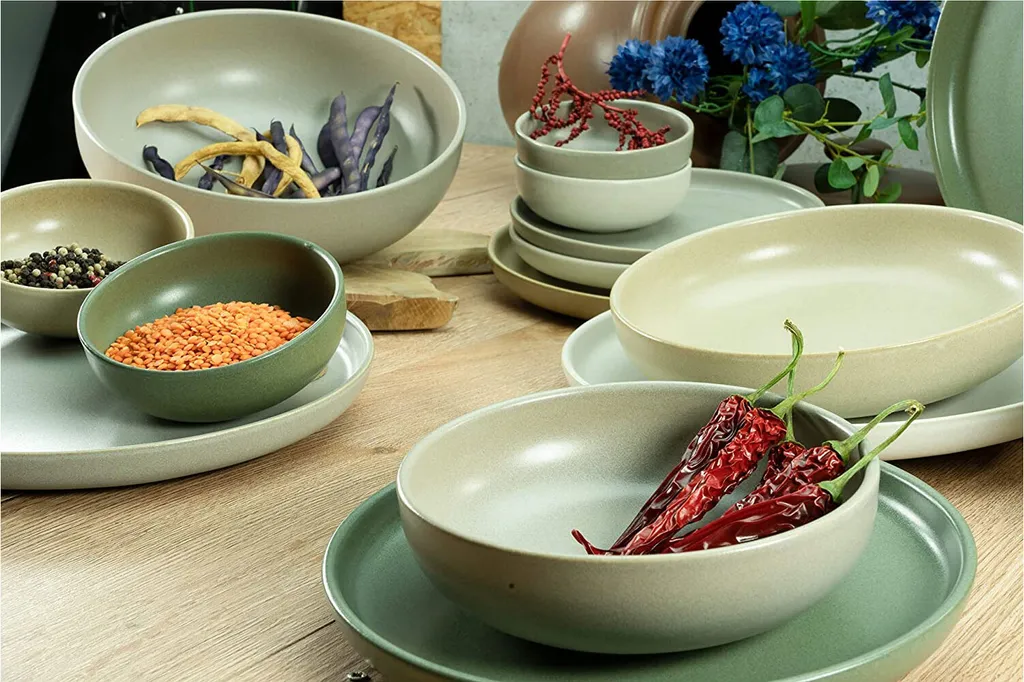 CreaTable 23189 Tafelservice Uno NATURAL Für 4 Personen, Steinzeug, Mehrfarbig (1 Set, 12-teilig) 3 CreaTable 23189 Tafelservice Uno NATURAL Für 4 Personen, Steinzeug, Mehrfarbig (1 Set, 12-teilig) – Bild 3