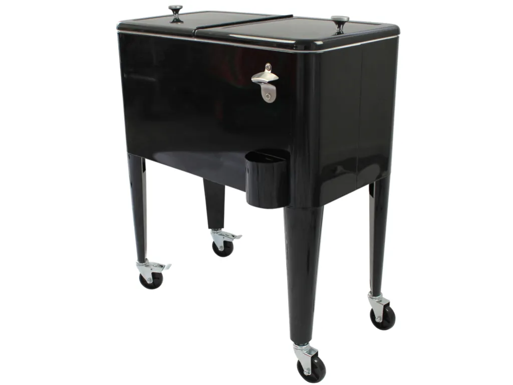 Kailua Cooler - Amerikanische Kühlbox, Kühlwagen, Party Getränkekühler, Schwarz 1 Kailua Cooler - Amerikanische Kühlbox, Kühlwagen, Party Getränkekühler, Schwarz