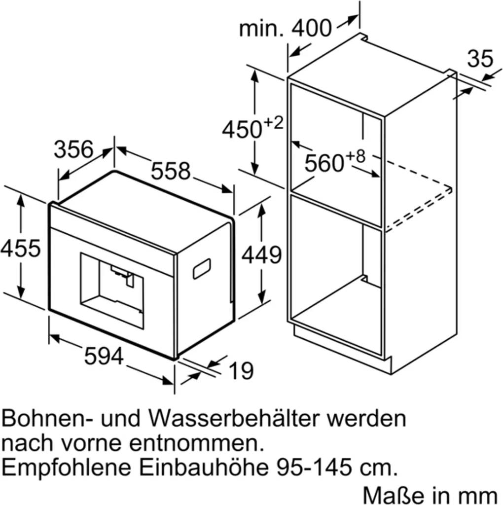 Bosch CTL636EB6 Einbau-Kaffeevollautomat 8 Bosch CTL636EB6 Einbau-Kaffeevollautomat – Bild 8