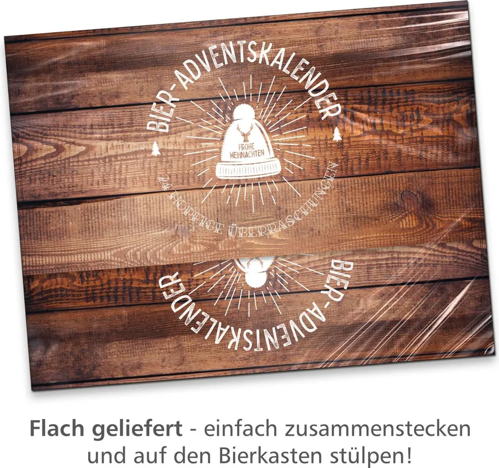 Itenga Adventskalender Für Bierkasten Motiv 1 Holzkiste - Bierkastenadventskalender 4 Itenga Adventskalender Für Bierkasten Motiv 1 Holzkiste - Bierkastenadventskalender – Bild 4