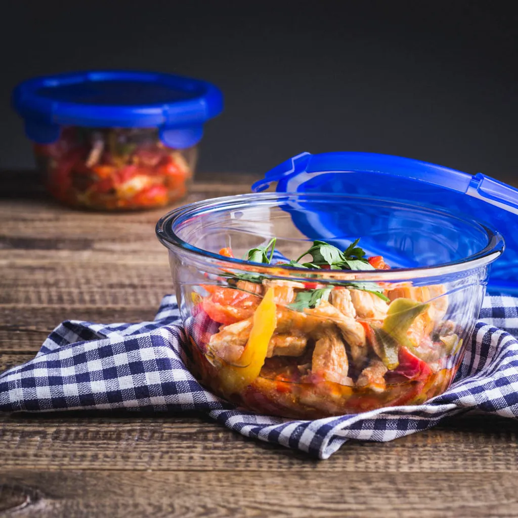 Pyrex Cook & Go Glas Runde Schüssel Mit Deckel 0.7L 7 Pyrex Cook & Go Glas Runde Schüssel Mit Deckel 0.7L – Bild 7