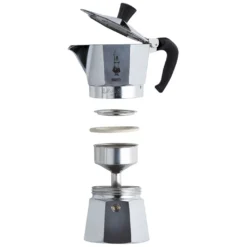 Bialetti Moka Express - 3 Tassen Espressokocher -Küche Produkt Geschäft 06c409c80f617dbe7b441382f674f251