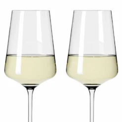 LICHTWEISS JULIE WEIßWEINGLAS-SET #1 VON NADINE NIGGEMEIER -Küche Produkt Geschäft 07a976f179d452108587bdde7e3b7503