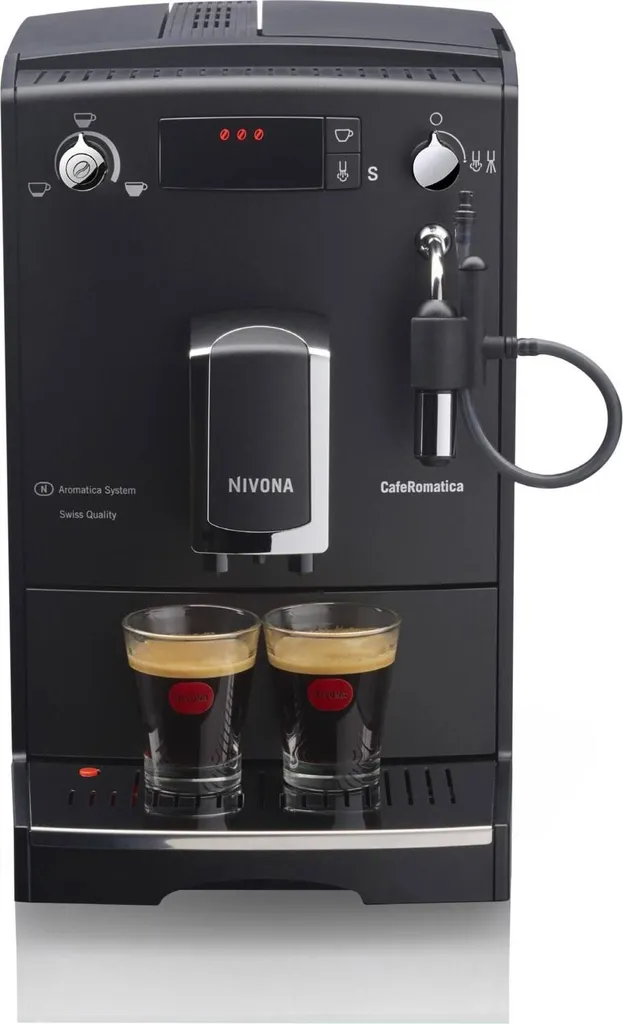 NIVONA NICR 520 CafeRomatica Kaffeevollautomat Schwarz 15 Bar Display ECO-Modus 1 NIVONA NICR 520 CafeRomatica Kaffeevollautomat Schwarz 15 Bar Display ECO-Modus