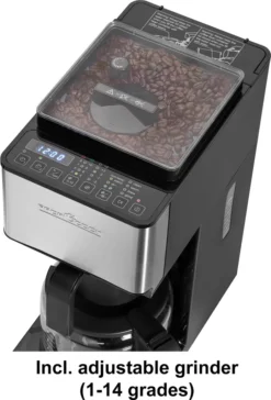 ProfiCook Kaffeeautomat Mit Mahlwerk PC-KA 1138 Edelstahl/schwarz Für 8-10 Tassen 10 ProfiCook Kaffeeautomat Mit Mahlwerk PC-KA 1138 Edelstahl/schwarz Für 8-10 Tassen -Küche Produkt Geschäft 087b75600395840d8ae7bd2c265b5161