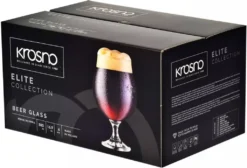 KROSNO Elite Dunkel Stout Biergläser, 6er-Set, 500 Ml -Küche Produkt Geschäft 0a1087c181b397ebbfbc3f66d4436bab