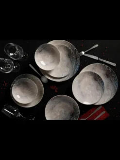 Hermia Concept, Erika,(24 Stücke), Abendessen , Mehrfarbig, 100% Porzellan 25 Hermia Concept, Erika,(24 Stücke), Abendessen , Mehrfarbig, 100% Porzellan -Küche Produkt Geschäft 0afbefb5be70dcc75673a1db55c6f92c