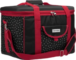 Riesige Kühltasche Picknicktasche XL Schwarz Weiß - Snövit - Schwarz