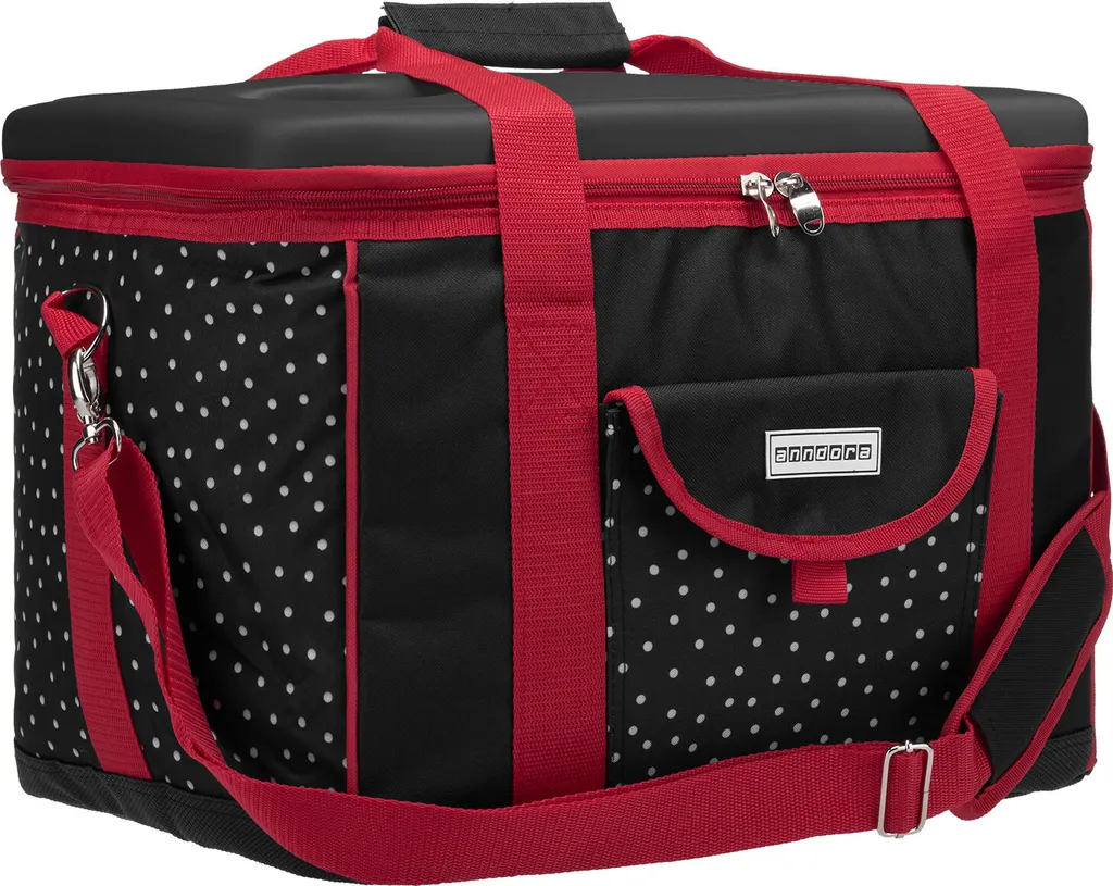 Riesige Kühltasche Picknicktasche XL Schwarz Weiß - Snövit - Schwarz 1 Riesige Kühltasche Picknicktasche XL Schwarz Weiß - Snövit - Schwarz