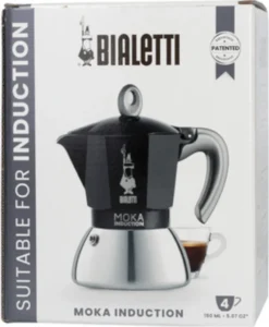 Bialetti MOKA 4TZ Induction Nera -Küche Produkt Geschäft 0ca86e11a34fb4bc647c35fc3b3d9daa