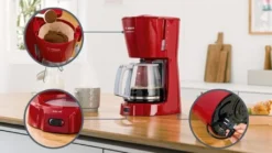 Bosch TKA3A034 CompactClass Kaffeemaschine Extra Rot 38 Bosch TKA3A034 CompactClass Kaffeemaschine Extra Rot -Küche Produkt Geschäft 0cfe8df1bfd3845ed102cb90dd2ed887