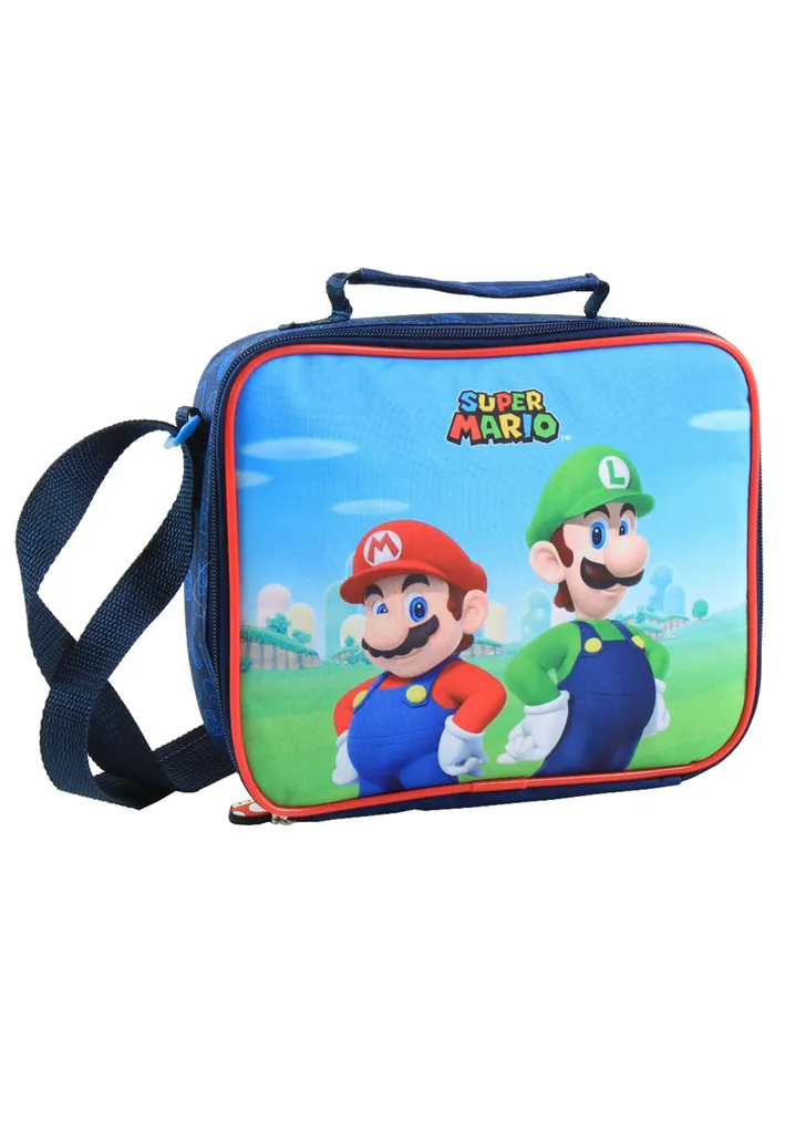 Super Mario Und Luigi Lunchbag Kinder Umhängetasche Schulter-Tasche Lunch-Bag Isoliert Kühltasche 1 Super Mario Und Luigi Lunchbag Kinder Umhängetasche Schulter-Tasche Lunch-Bag Isoliert Kühltasche