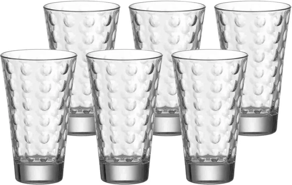LEONARDO 012684 Optic Longdrinkbecher, Glas, 300 Ml, Ø 8 X 13 Cm, Klar (6 Stück) 6 LEONARDO 012684 Optic Longdrinkbecher, Glas, 300 Ml, Ø 8 X 13 Cm, Klar (6 Stück) – Bild 6
