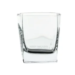 Johnnie Walker Whisky Tumbler, Whiskyglas, Kubisch, Glas, Transparent, 300 Ml