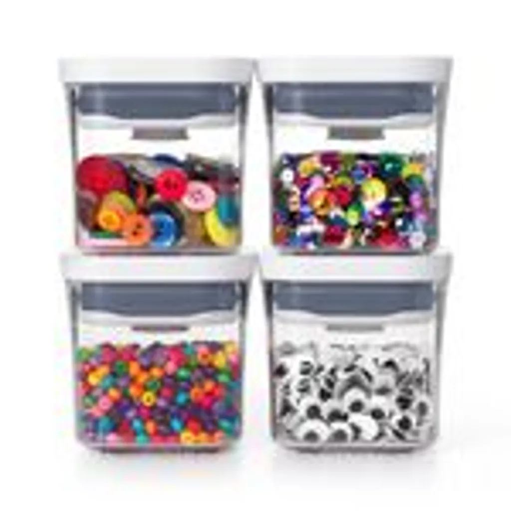 OXO Good Grips Mehrteiliges Pop-Container-Set, Kunststoff, Weiß 5 OXO Good Grips Mehrteiliges Pop-Container-Set, Kunststoff, Weiß – Bild 5