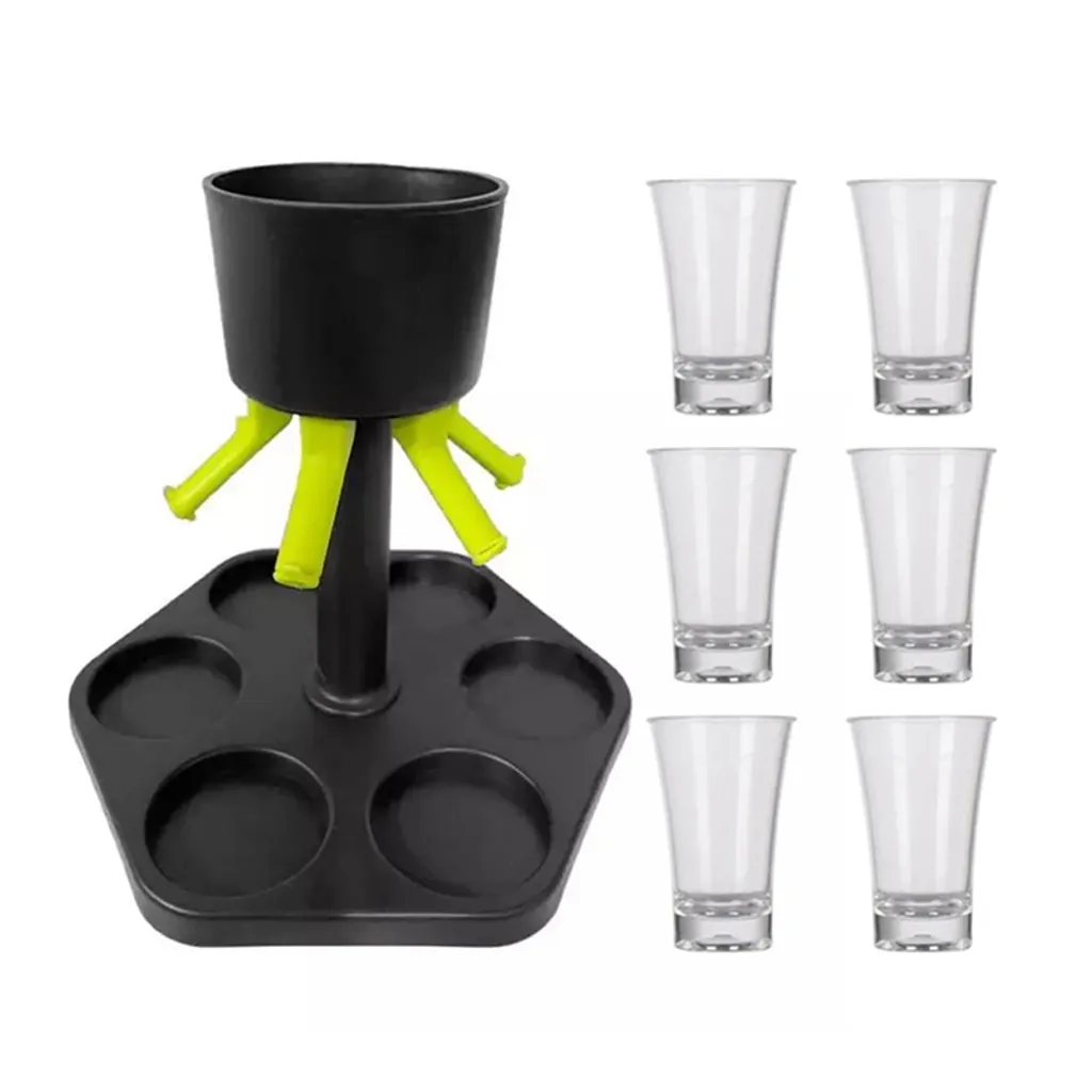 6 Schuss Glas Spiele Spender Wein Whisky Bier Wein Schnaps Spender Bar Zubehör Party Spiele Trinken Tools Glas Spender 2 6 Schuss Glas Spiele Spender Wein Whisky Bier Wein Schnaps Spender Bar Zubehör Party Spiele Trinken Tools Glas Spender – Bild 2