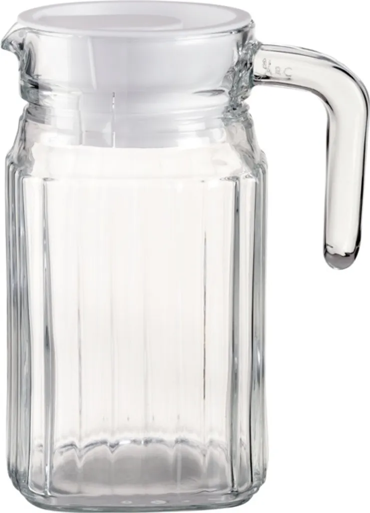 Esmeyer Arcoroc Glaskrug "Quadro" Mit Deckel 0,5 Liter 7 Esmeyer Arcoroc Glaskrug "Quadro" Mit Deckel 0,5 Liter – Bild 7