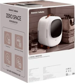 Baseus Mini Beauty Kühlschrank Für Kosmetik Reisekühlschrank Mit Heizung 8l 220V EU / 12V Weiß 23 Baseus Mini Beauty Kühlschrank Für Kosmetik Reisekühlschrank Mit Heizung 8l 220V EU / 12V Weiß -Küche Produkt Geschäft 137b956c5f647b91c09393d83135c641