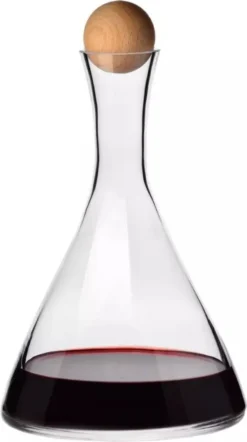 KROSNO Wine Connoisseur Wein Karaffe Rotwein Dekanter, 1000 Ml, Handgemacht