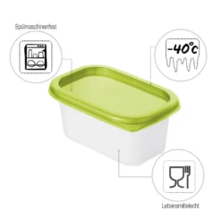 ROTHO Set Gefrierdosen 4 X 0.2 L DOMINO, Farbe:Limettengrün 8 ROTHO Set Gefrierdosen 4 X 0.2 L DOMINO, Farbe:Limettengrün -Küche Produkt Geschäft 13ebf58034d2b9173e889973e1e790e8