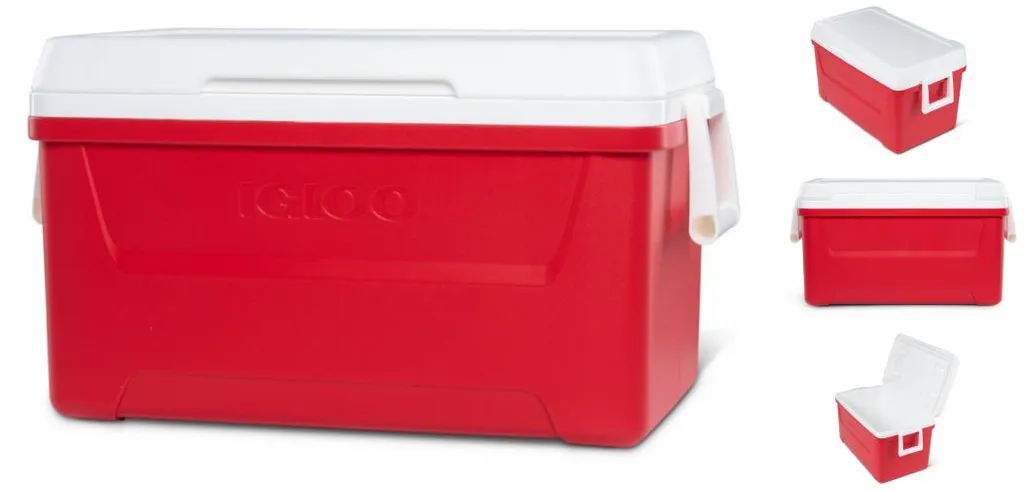 Igloo Kühler Laguna 48passiv 45 Liter Rot 2 Igloo Kühler Laguna 48passiv 45 Liter Rot – Bild 2