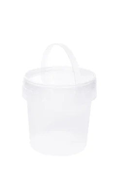 BENBOW Eimer + Transparenter Deckel, Anzahl:1, Farbe:Transparent, Größe:30L