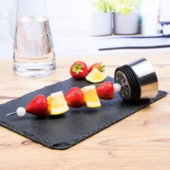 Wasserkaraffe Glas 1 L Mit Früchtespieß Edelstahl Ausguss 11 Wasserkaraffe Glas 1 L Mit Früchtespieß Edelstahl Ausguss -Küche Produkt Geschäft 15f59e980fd62f5f78389769a736ce2d