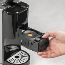 Princess 4-in-1 Multi-Kapsel-Kaffeemaschine 1450W 0,8L Schwarz Silbern -Küche Produkt Geschäft 18d8ebc9b81716b434e928e37ed1c06f