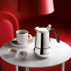 Bialetti Kitty Espressokocher Mit Induktionboden 6 Tassen + Perfetto Moka Classico 100g