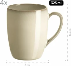 Mäser 931736 Kombiservice Ossia Für 4 Personen, Steinzeug, Grau (1 Set, 16-teilig) -Küche Produkt Geschäft 1deb79a5d576604623782ec27938ac21