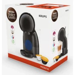 Krups Kaffeekapselmaschinen Nescafe Dolce Gusto Piccolo XS, Farbe:Schwarz/Blau, KP 1A01 -Küche Produkt Geschäft 21cea8a2b239d996feaa5f7bbeeb95b4