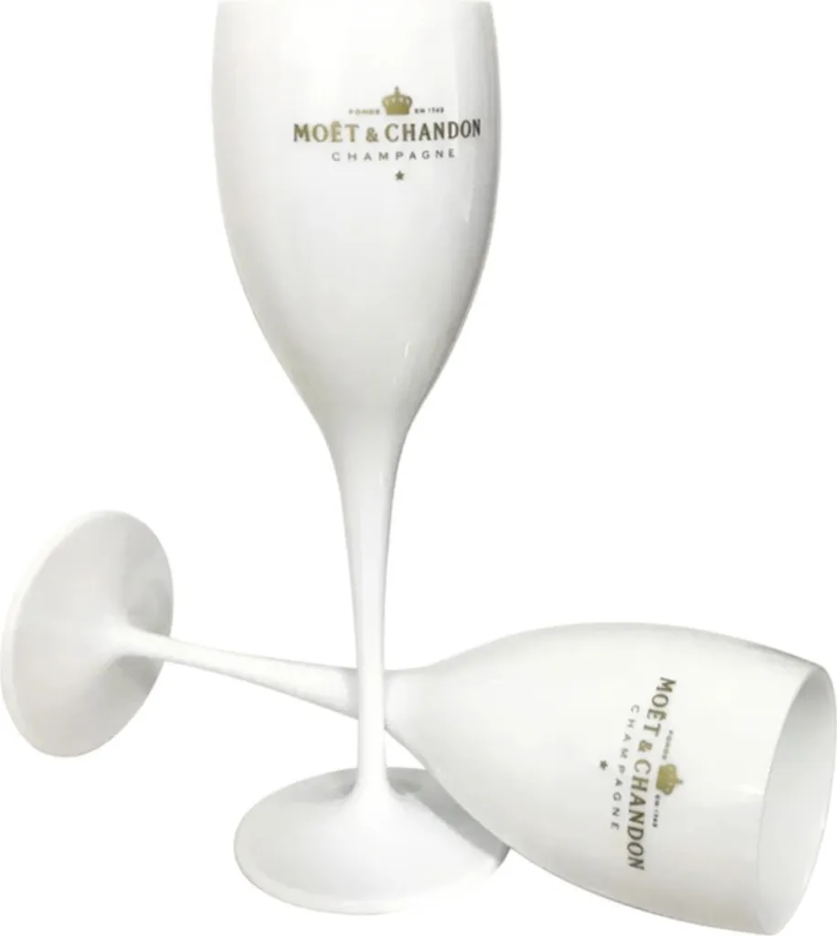 Moët Chandon Champagner Gläser 2x Set Weinglas Weiß Gold Champagnergläser Luxus 1 Moët Chandon Champagner Gläser 2x Set Weinglas Weiß Gold Champagnergläser Luxus