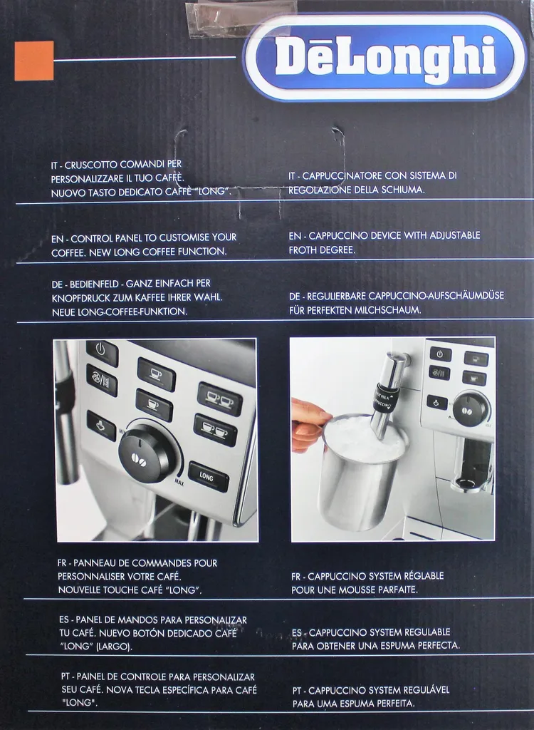 De'Longhi DeLonghi ECAM 25.120.B Kaffeevollautomat Schwarz 4 De'Longhi DeLonghi ECAM 25.120.B Kaffeevollautomat Schwarz – Bild 4