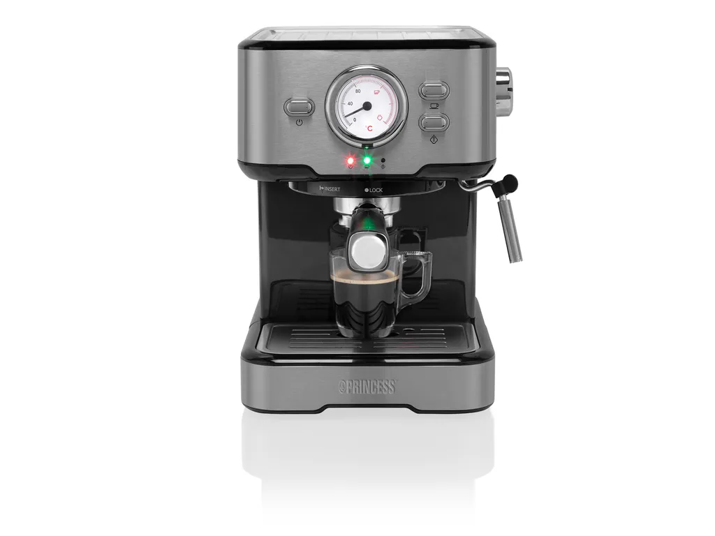 Princess 2 Tassen Espresso- & Kapselmaschine Mit Milchaufschäumer 9 Princess 2 Tassen Espresso- & Kapselmaschine Mit Milchaufschäumer – Bild 9