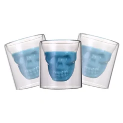 Skull-in-glass Winkee 4 Schnapsgläser Shot Glas Totenkopf Schädel 25ml Partyglas Weingläser -Küche Produkt Geschäft 23481a4b82fdf35a857f559e53d1cda3