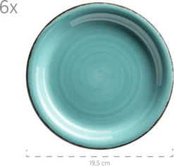 Mäser 931614 Kombiservice Lumaca Für 6 Personen, Steingut, Türkis (1 Set, 30-teilig) 13 Mäser 931614 Kombiservice Lumaca Für 6 Personen, Steingut, Türkis (1 Set, 30-teilig) -Küche Produkt Geschäft 235468250e916c468cfb5c1e0f677d45