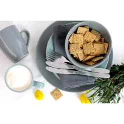 Mäser 931914 Kombiservice Pastell Selection Für 4 Personen, Steinzeug, Grau (1 Set, 16-teilig) -Küche Produkt Geschäft 23f745cfa695970b7411f7acd69972ec