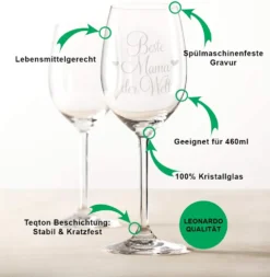 Leonardo Weinglas Beste Mama Der Welt Inkl. Bedruckter Holzkiste + Riesling Tandem - Geschenk Für Mama Ideal Als Muttert 6 Leonardo Weinglas Beste Mama Der Welt Inkl. Bedruckter Holzkiste + Riesling Tandem - Geschenk Für Mama Ideal Als Muttert -Küche Produkt Geschäft 2467bbab384544539f58a6f8f5a2bb4a