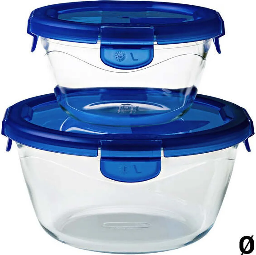 Pyrex Cook & Go Glas Runde Schüssel Mit Deckel 0.7L 2 Pyrex Cook & Go Glas Runde Schüssel Mit Deckel 0.7L – Bild 2
