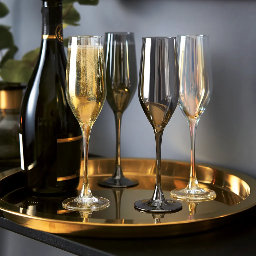 6 Champagnergläser Set Celeste Shiny Graphine 160 Ml LUMINARC 3 6 Champagnergläser Set Celeste Shiny Graphine 160 Ml LUMINARC – Bild 3