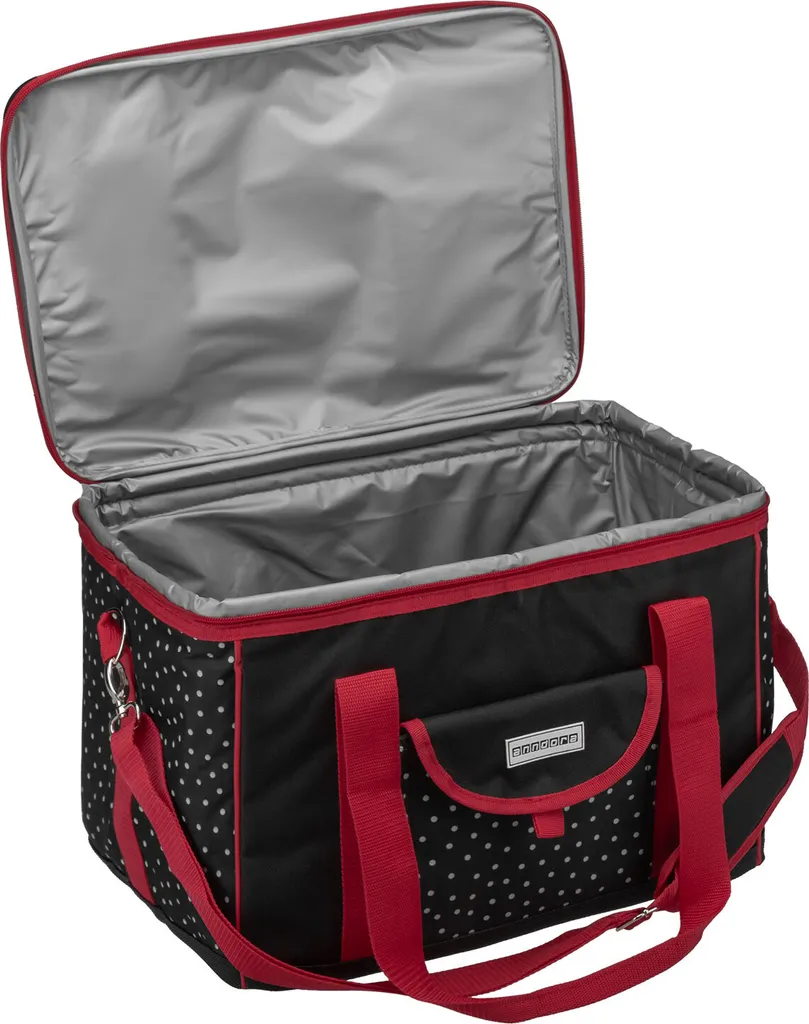 Riesige Kühltasche Picknicktasche XL Schwarz Weiß - Snövit - Schwarz 2 Riesige Kühltasche Picknicktasche XL Schwarz Weiß - Snövit - Schwarz – Bild 2