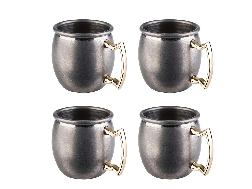 Cooles Schnaps Pinnchen 4-er Set, Stamperl Aus Edelstahl Pinneken Schnapsgläser 2 Cooles Schnaps Pinnchen 4-er Set, Stamperl Aus Edelstahl Pinneken Schnapsgläser – Bild 2