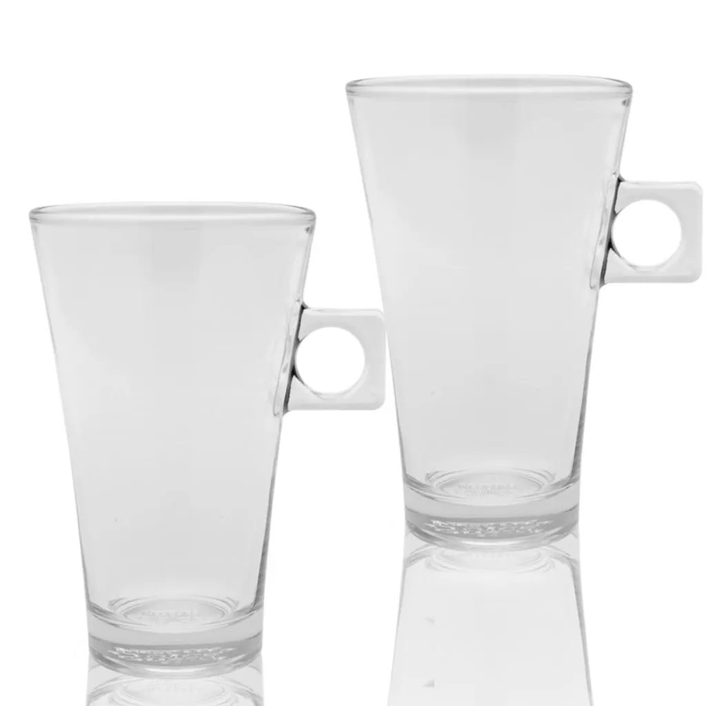 Nestlé® Nescafé Dolce Gusto Latte Macchiato Design Glas, 2er Set, Kaffeetasse, Tasse, Becher, 200 Ml 1 Nestlé® Nescafé Dolce Gusto Latte Macchiato Design Glas, 2er Set, Kaffeetasse, Tasse, Becher, 200 Ml