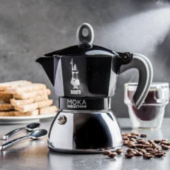 Bialetti MOKA 4TZ Induction Nera -Küche Produkt Geschäft 279e790ac3e15eb3216e145afde48346