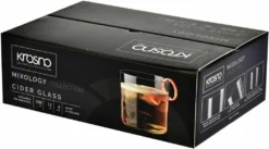 KROSNO Mixology Cidergläser, 6er-Set, 350 Ml -Küche Produkt Geschäft 28ccc643a5268e2c9dbbf0da9eb2c672