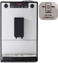 MELITTA E950-666 - Automatische Kaffeemaschine Solo Pure Silver - 1400 W - 3 Intensitätseinstellungen - 125 G Bohnenbehälter -Küche Produkt Geschäft 29f531192f9716fdf1cb7275cee9e773