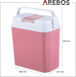 AREBOS 20 Liter Kühlbox Elektrisch, Klein, Zum Kühlen Und Warmhalten, Mit ECO Modus, 12/230 V Für Auto Und Steckdose, Kühltasche, Isoliertasche -Küche Produkt Geschäft 2d92055830dd9b965ef1593a6f58d05f
