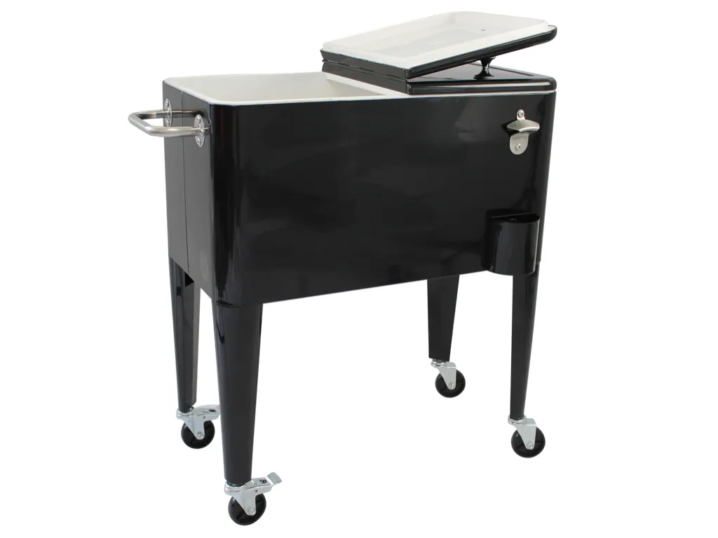 Kailua Cooler - Amerikanische Kühlbox, Kühlwagen, Party Getränkekühler, Schwarz 4 Kailua Cooler - Amerikanische Kühlbox, Kühlwagen, Party Getränkekühler, Schwarz – Bild 4