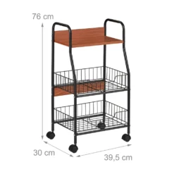 Relaxdays Rollwagen Küche 3 Etagen -Küche Produkt Geschäft 2e9ae9f16992c1ecfab0e931aba7cef0